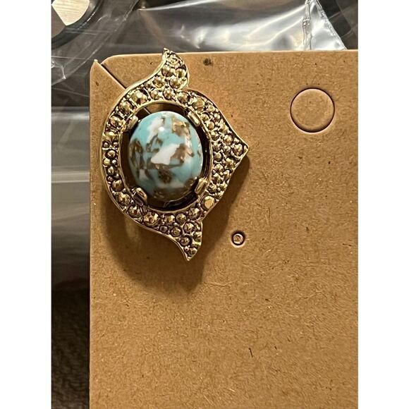 Sarah Cov Gold Tone Vintage Clip On Earrings - Picture 4 of 9